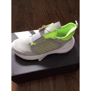 adidas Tensaur Comfort AC C Kids Sneakers Gray Yellow White US 1.5